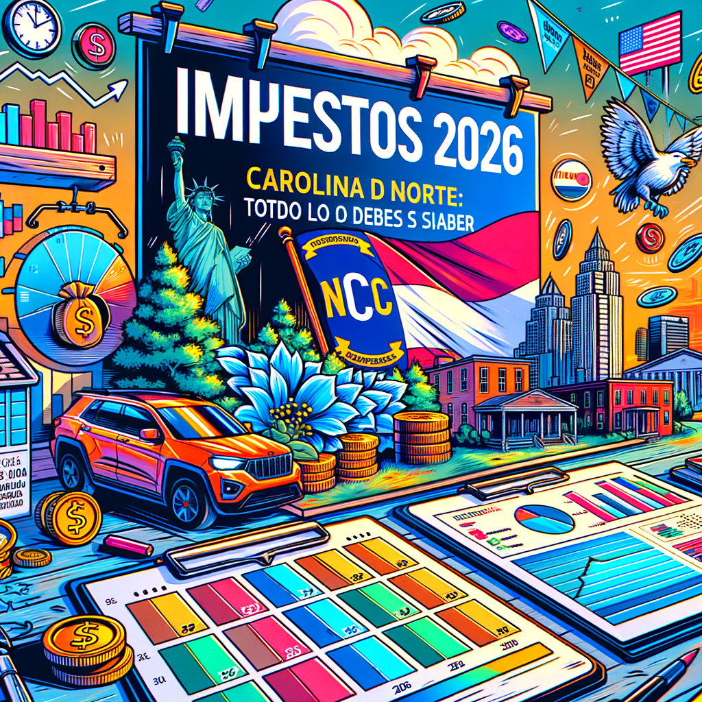 Impuestos 2026 Carolina del Norte: Todo lo que Debes Saber